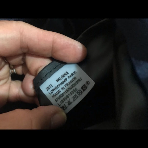 NWT. Longchamp Le Pliage CLUB Large NBLUE Tote - Picture 7 of 9